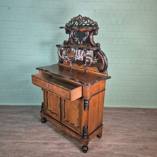Sideboard Biedermeier 1850 Walnut - Image 12