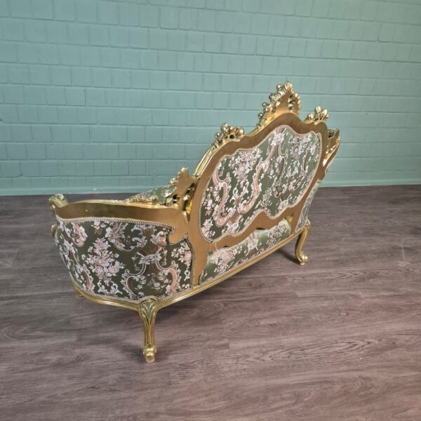 Sofa Gold-Green Baroque Style 1.50 m - Image 5
