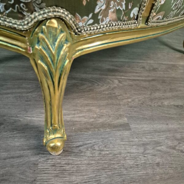 Sofa Gold-Green Baroque Style 1.50 m - Image 19