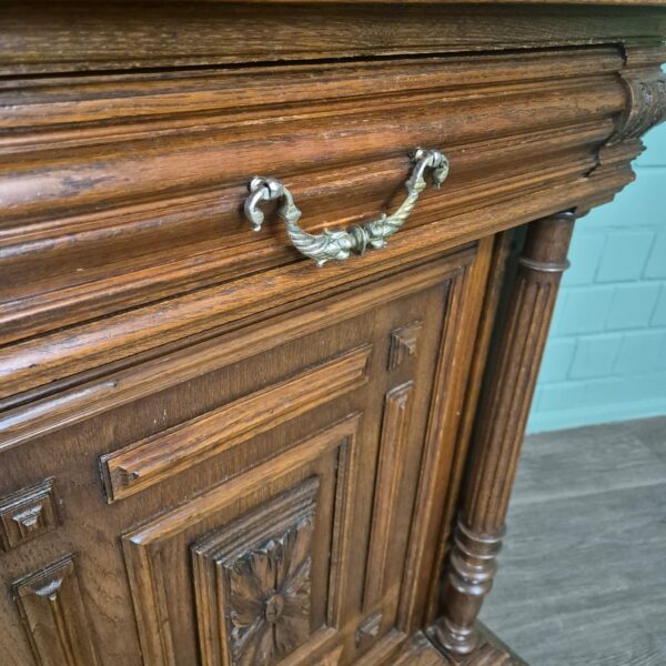 Cabinet Gründerzeit 1880 Oak - Image 9