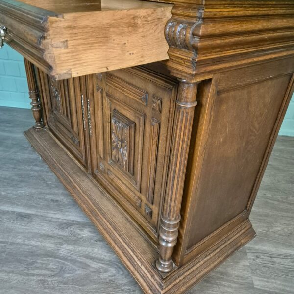Cabinet Gründerzeit 1880 Oak - Image 16