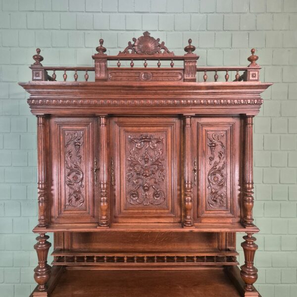 Cabinet Gründerzeit 1880 Oak - Image 4