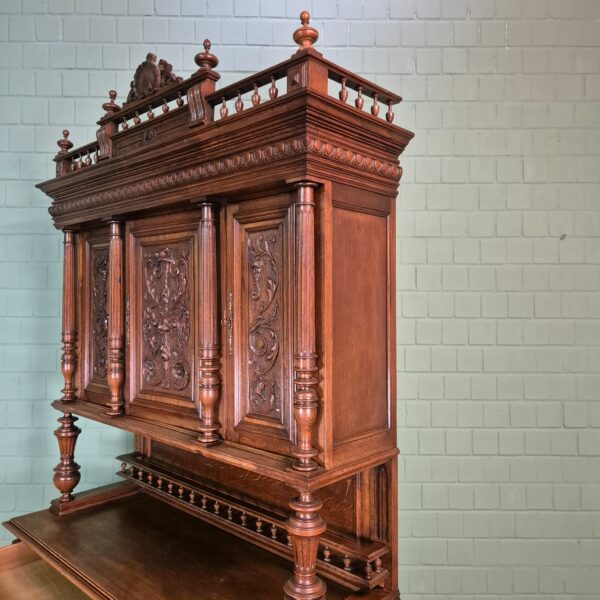 Cabinet Gründerzeit 1880 Oak - Image 3