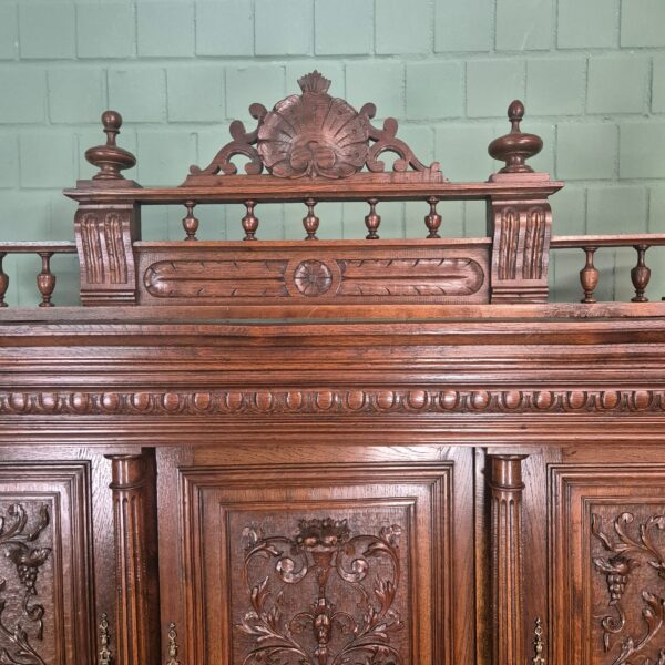 Cabinet Gründerzeit 1880 Oak - Image 5