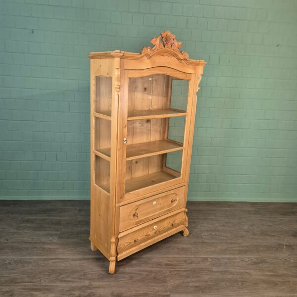 Display Case Louis Philippe 1860 Pine