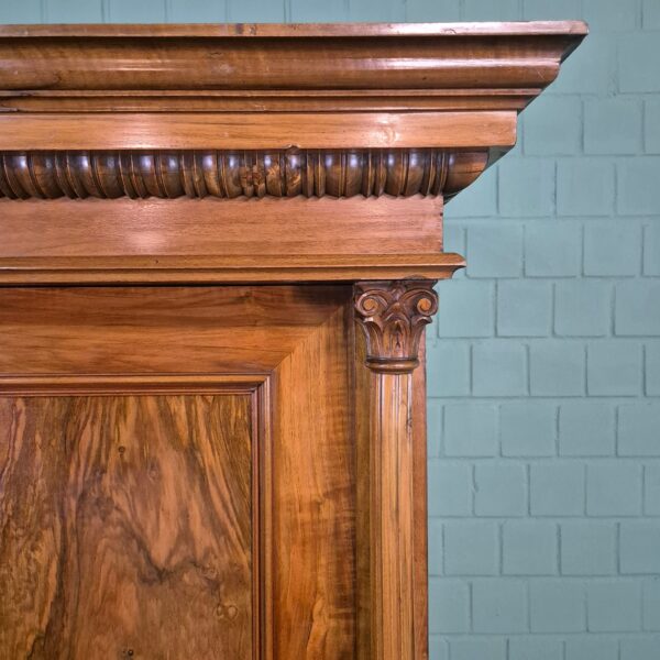 Wardrobe Gründerzeit 1880 Walnut - Image 5