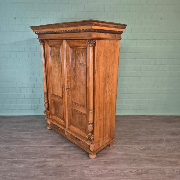 Wardrobe Gründerzeit 1880 Walnut - Image 3