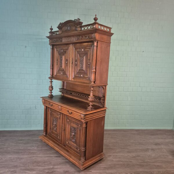 Cabinet Gründerzeit 1880 Walnut - Image 3