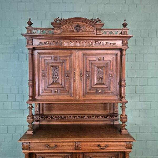Cabinet Gründerzeit 1880 Walnut - Image 4
