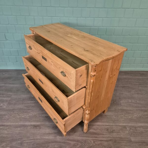 Chest of Drawers Louis Philippe 1860 Pine - Image 7
