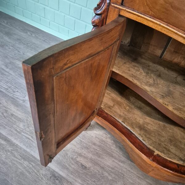 Penant cabinet Biedermeier 1850 Mahogany - Image 12