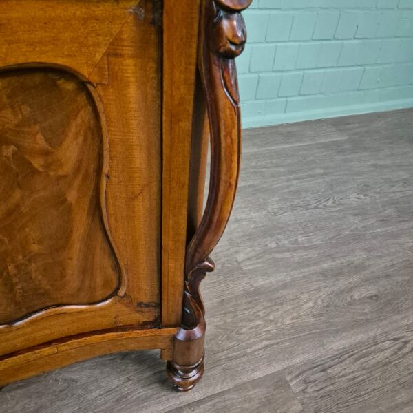 Penant cabinet Biedermeier 1850 Mahogany - Image 8