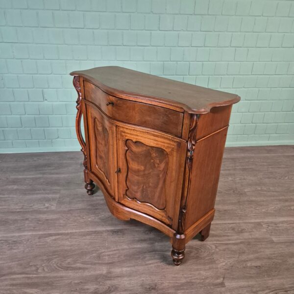 Penant cabinet Biedermeier 1850 Mahogany - Image 4