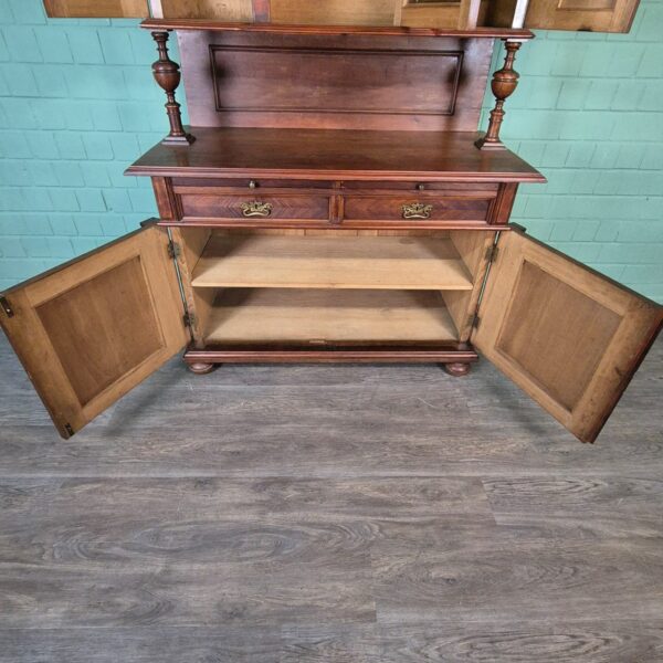Cabinet Jugendstil 1910 Walnut - Image 21