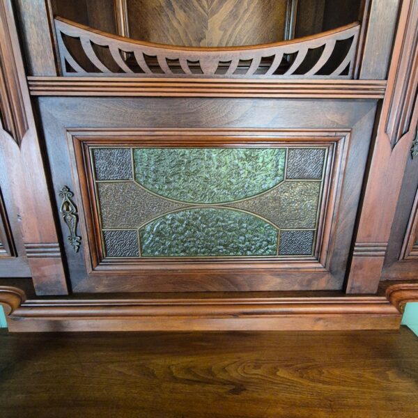 Cabinet Jugendstil 1910 Walnut - Image 10