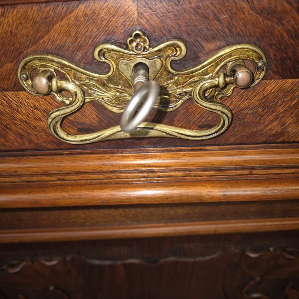 Cabinet Jugendstil 1910 Walnut - Image 20