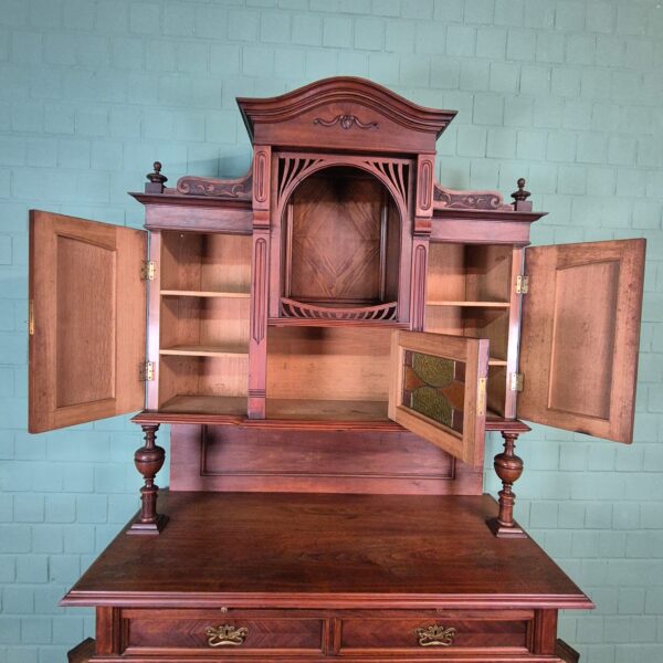 Cabinet Jugendstil 1910 Walnut - Image 14