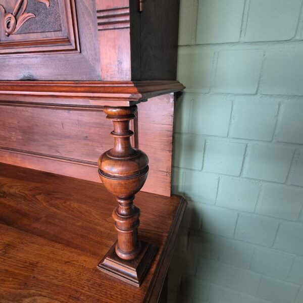 Cabinet Jugendstil 1910 Walnut - Image 17
