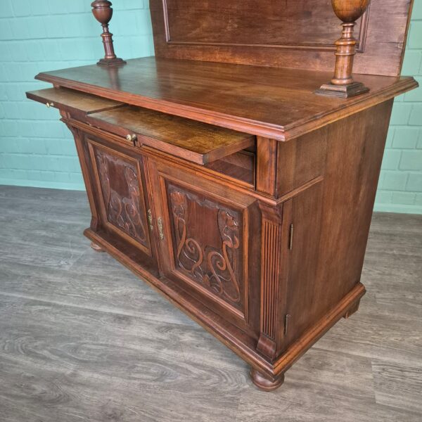 Cabinet Jugendstil 1910 Walnut - Image 18