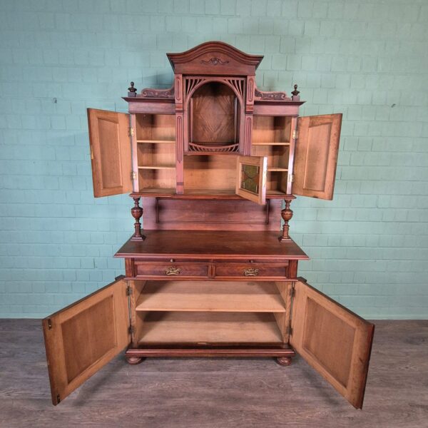 Cabinet Jugendstil 1910 Walnut - Image 13