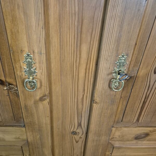 Wardrobe Biedermeier 1850 Pine - Image 8