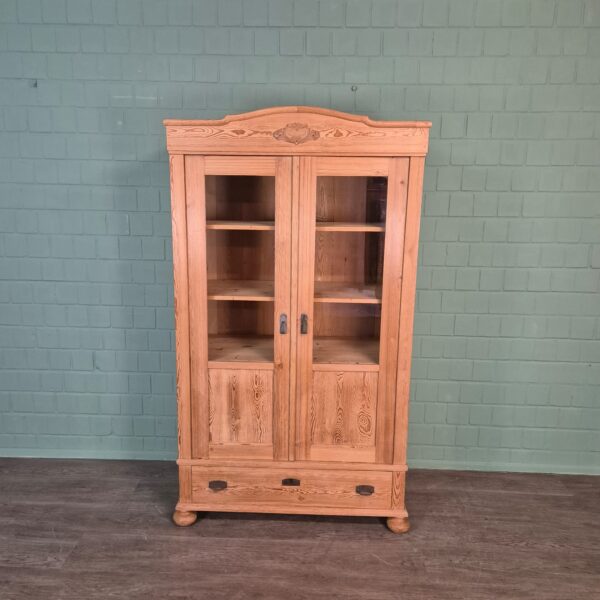 China Cabinet Jugendstil 1900 Pine - Image 2