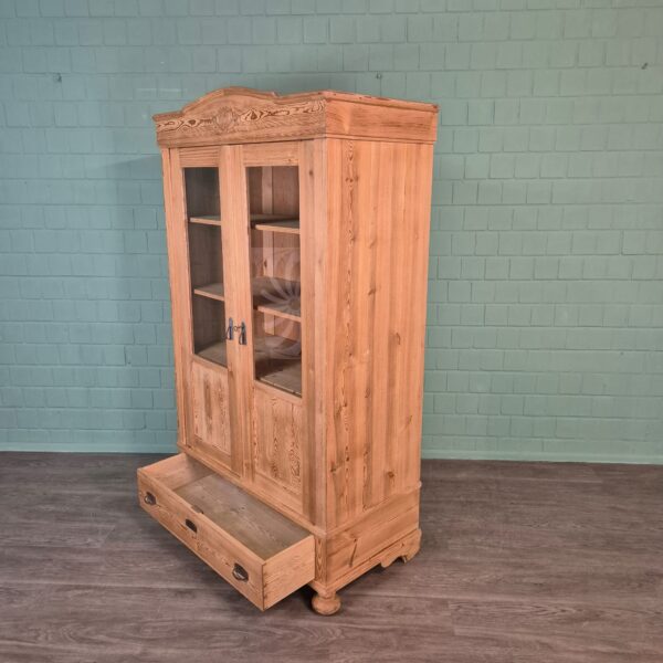 China Cabinet Jugendstil 1900 Pine - Image 12
