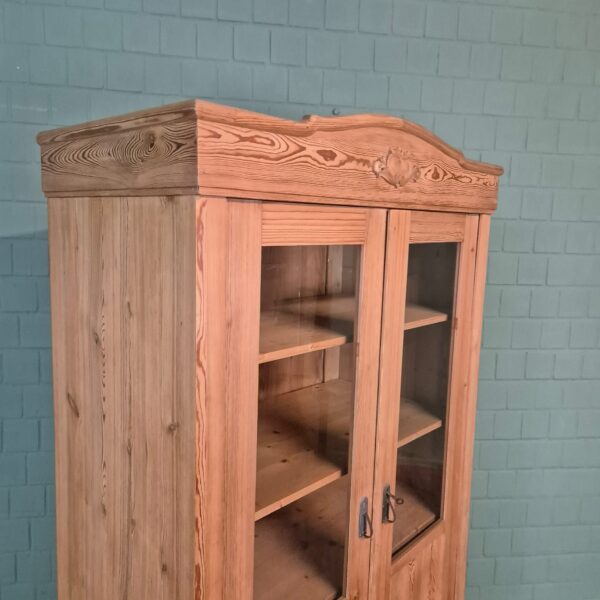 China Cabinet Jugendstil 1900 Pine - Image 4