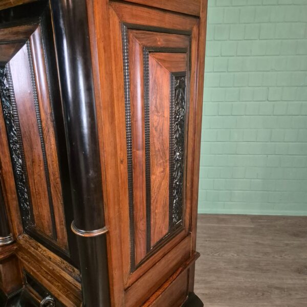 Dutch Baroque Cabinet 1800 Rosewood - Image 15