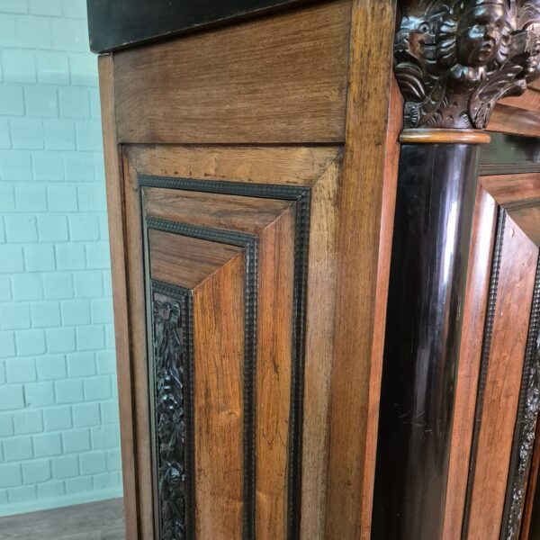 Dutch Baroque Cabinet 1800 Rosewood - Image 7