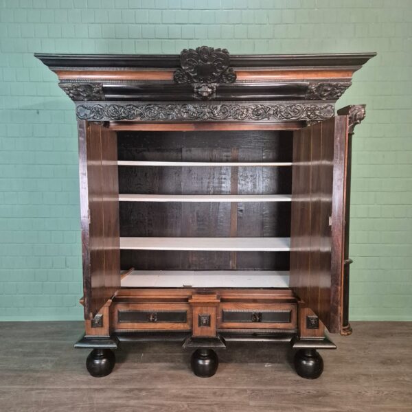 Dutch Baroque Cabinet 1800 Rosewood - Image 23
