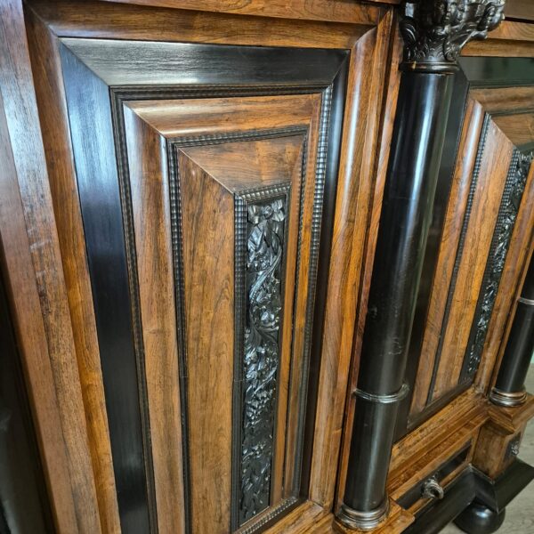 Dutch Baroque Cabinet 1800 Rosewood - Image 8