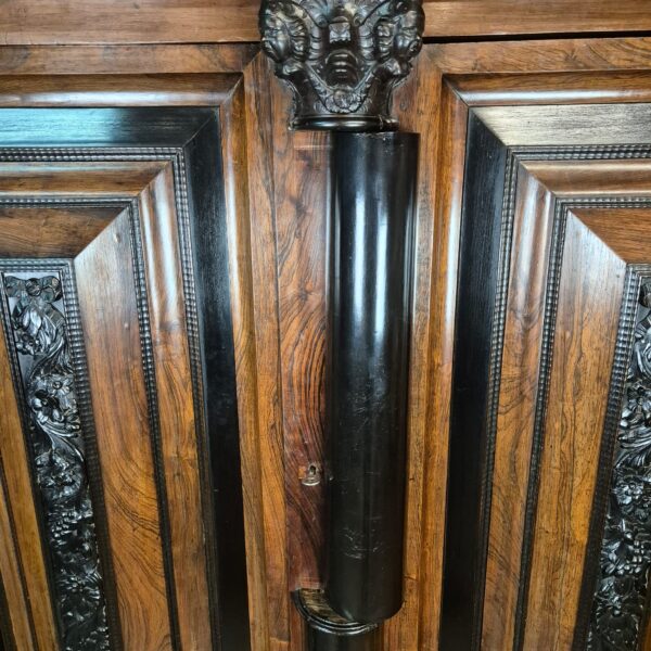 Dutch Baroque Cabinet 1800 Rosewood - Image 21