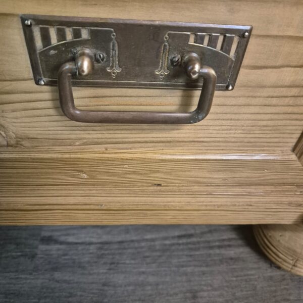 Wardrobe Jugendstil 1900 Pine - Image 8