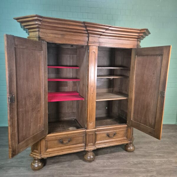 Wardrobe Baroque 1780 Oak - Image 15