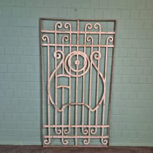 Fence Gate Jugendstil 1910 Wrought Iron