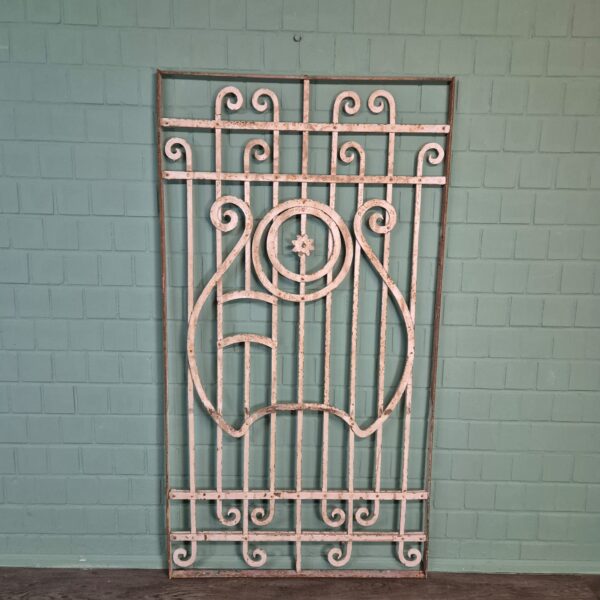Fence Gate Jugendstil 1910 Wrought Iron