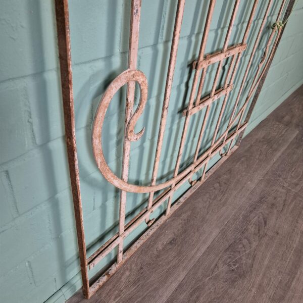 Fence Jugendstil 1910 Wrought Iron - Image 8