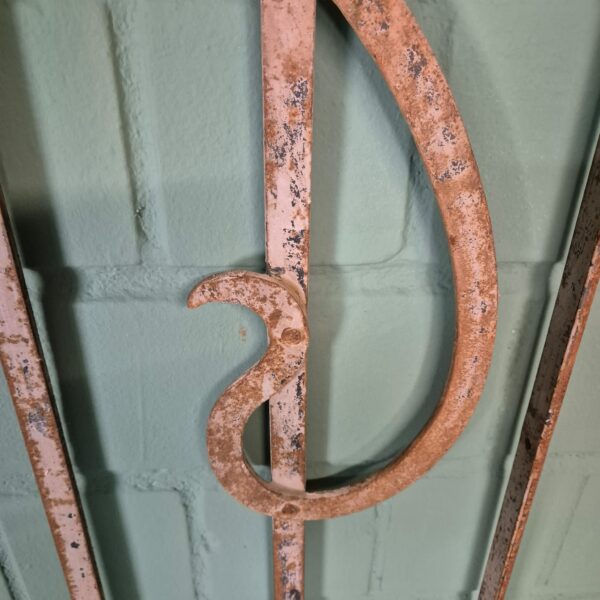 Fence Jugendstil 1910 Wrought Iron - Image 15