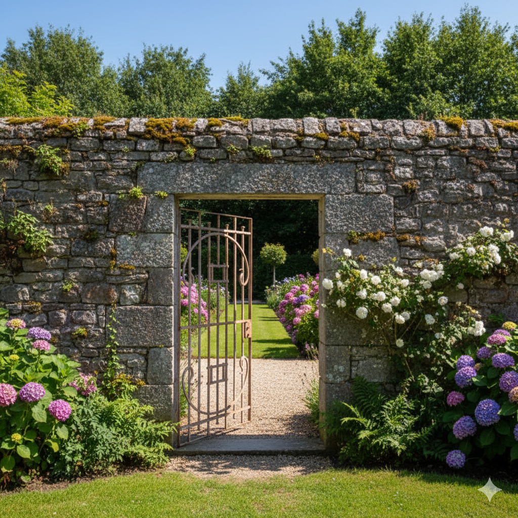 Fence Jugendstil 1910 Wrought Iron - Image 2