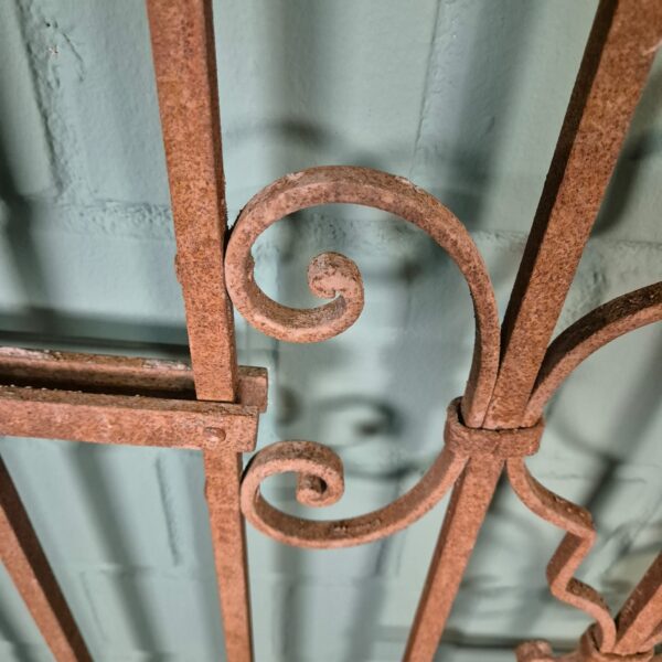 Fence Jugendstil 1900 Wrought Iron - Image 6