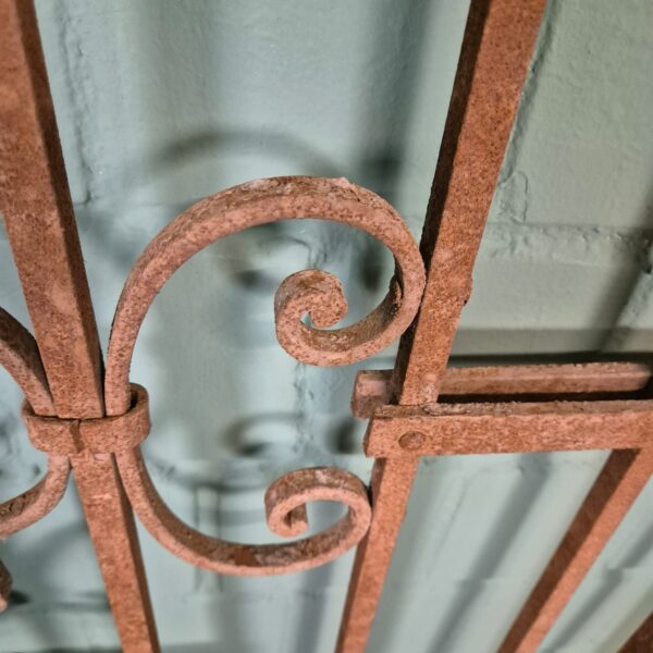 Fence Jugendstil 1900 Wrought Iron - Image 5