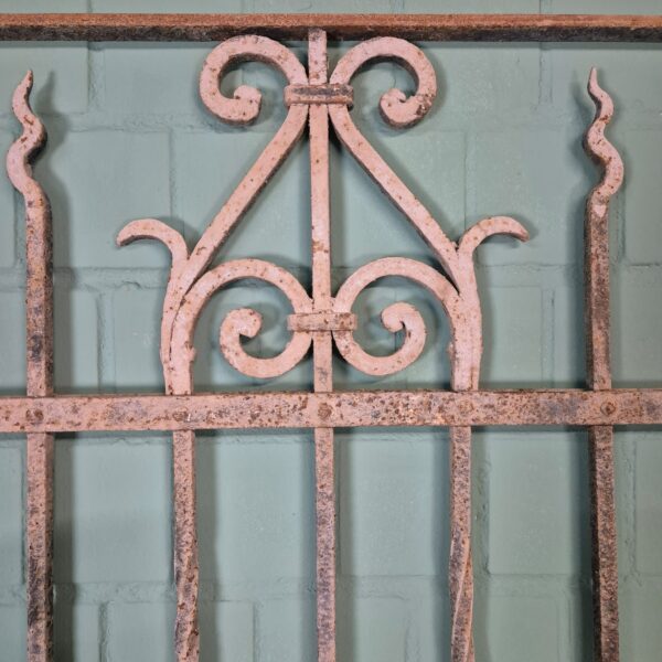 Fence Jugendstil 1900 Wrought Iron - Image 4