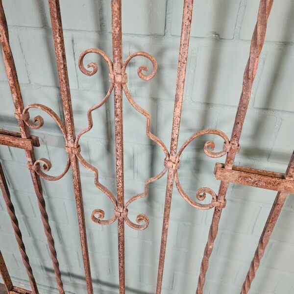 Fence Jugendstil 1910 Wrought Iron - Image 5