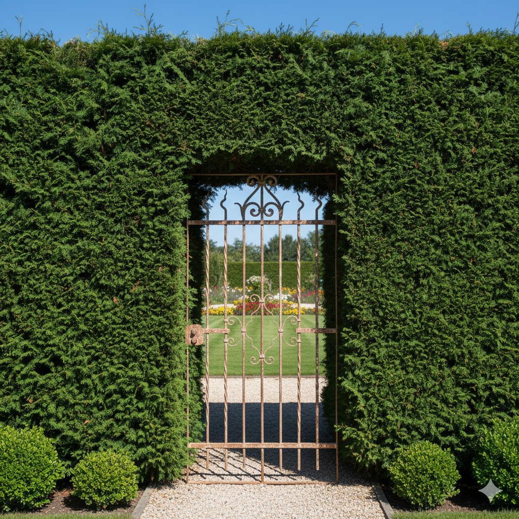 Fence Jugendstil 1910 Wrought Iron - Image 2