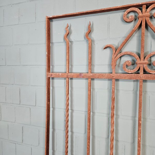 Fence Jugendstil 1910 Wrought Iron - Image 6