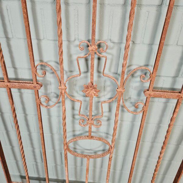 Fence Jugendstil 1910 Wrought Iron - Image 8