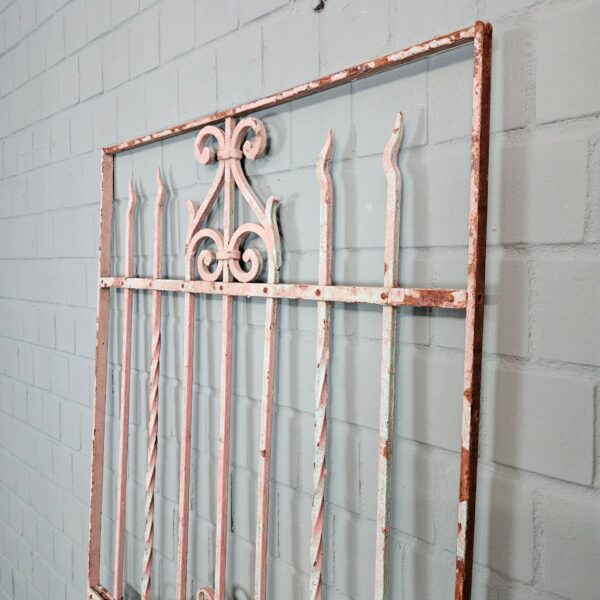 Fence Jugendstil 1910 Wrought Iron - Image 4