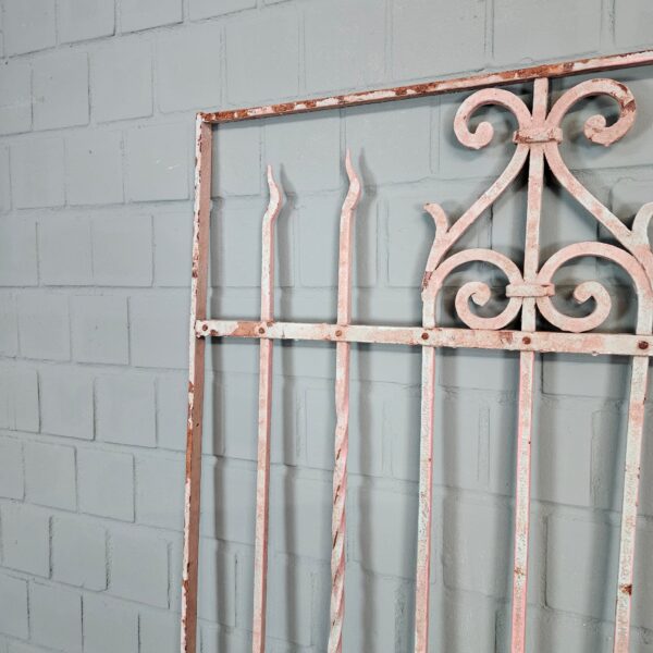 Fence Jugendstil 1910 Wrought Iron - Image 6