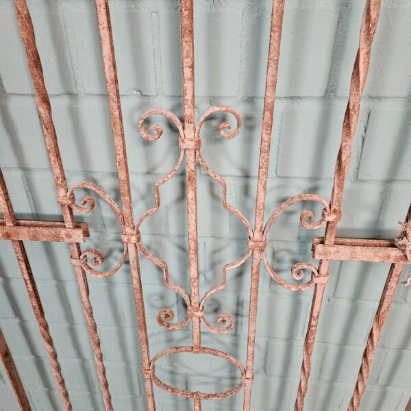Fence Jugendstil 1910 Wrought Iron - Image 6